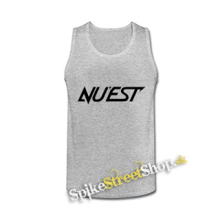 NUEST - Logo - šedé pánske tielko