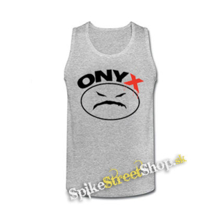 ONYX - Logo - šedé pánske tielko