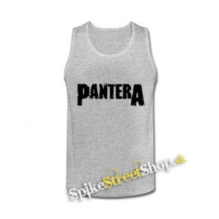 PANTERA - Logo - šedé pánske tielko