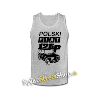 POLSKI FIAT 126p - šedé pánske tielko
