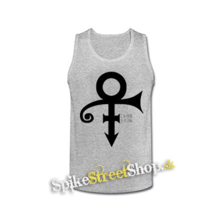 PRINCE - Signature 1958-2016 - šedé pánske tielko