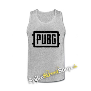 PUBG - Logo - šedé pánske tielko