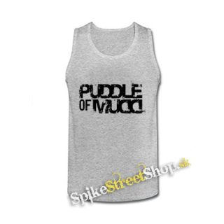 PUDDLE OF MUDD - Logo - šedé pánske tielko