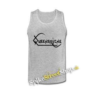 QUEENSRYCHE - Logo Old School - šedé pánske tielko