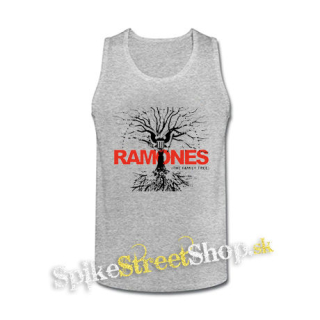 RAMONES - The Family Tree - šedé pánske tielko