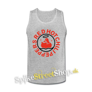 RED HOT CHILI PEPPERS - Duck Logo - šedé pánske tielko