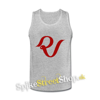 RED VELVET - Original Logo - šedé pánske tielko