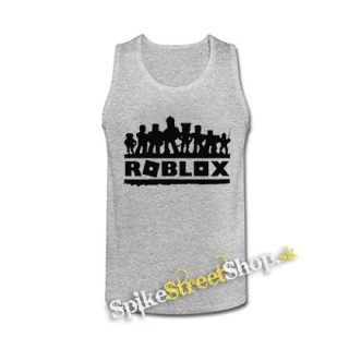 ROBLOX - Logo Skins - šedé pánske tielko