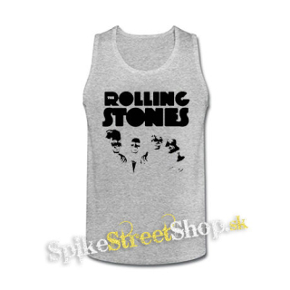 ROLLING STONES - Smile Band Forever - šedé pánske tielko