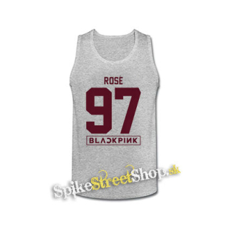 ROSÉ 97 - BLACKPINK - Pink Number Years - šedé pánske tielko