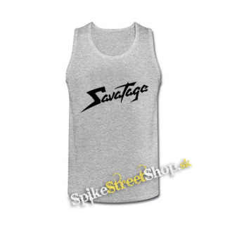 SAVATAGE - Logo - šedé pánske tielko