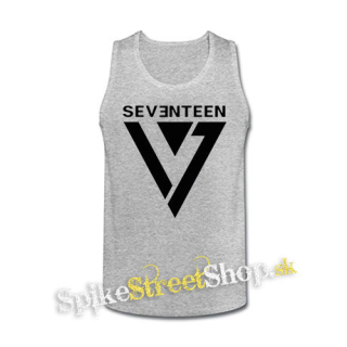 SEVENTEEN - Logo - šedé pánske tielko