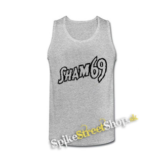 SHAM 69 - Logo - šedé pánske tielko