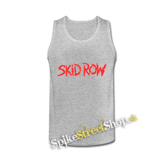 SKID ROW - Logo - šedé pánske tielko