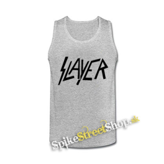 SLAYER - Logo - šedé pánske tielko