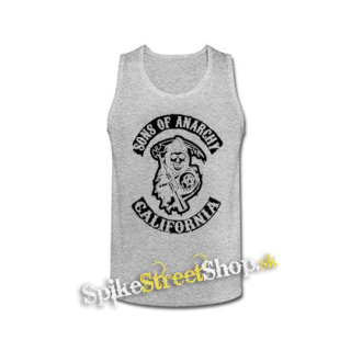SONS OF ANARCHY - California - šedé pánske tielko