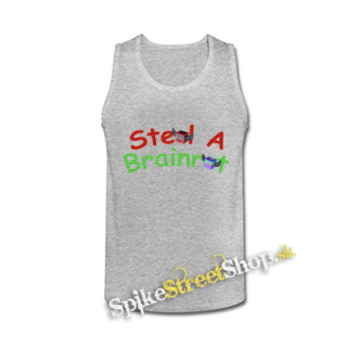 STEAL A BRAINROT - šedé pánske tielko