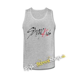 STRAY KIDS - Logo - šedé pánske tielko