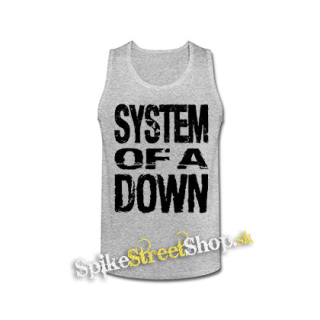 SYSTEM OF A DOWN - Logo - šedé pánske tielko