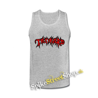 TANKARD - Logo - šedé pánske tielko