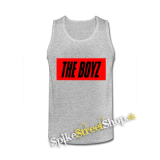THE BOYZ - Red Logo Debut Album - šedé pánske tielko
