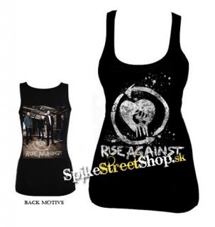 RISE AGAINST - Logo & Band - Ladies Vest Top