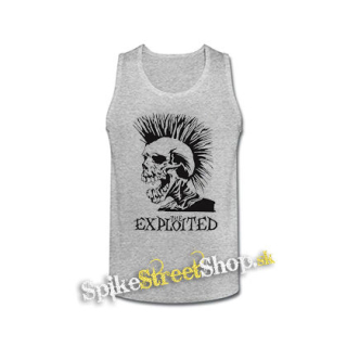 THE EXPLOITED - Skull - šedé pánske tielko
