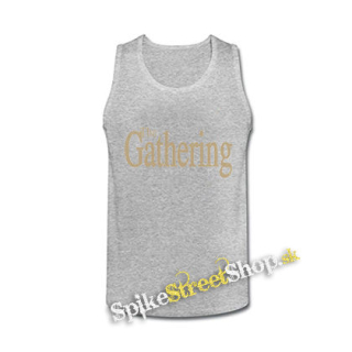 THE GATHERING - Logo Gold - šedé pánske tielko