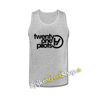 TWENTY ONE PILOTS - Logo - šedé pánske tielko