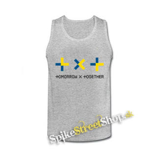 TXT - TOMORROW X TOGETHER - Logo Symbol - šedé pánske tielko