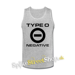 TYPE O NEGATIVE - Logo Crest - šedé pánske tielko