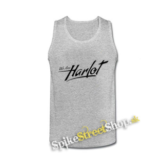 WE ARE HARLOT - Logo - šedé pánske tielko