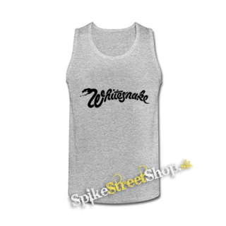 WHITESNAKE - Logo - šedé pánske tielko