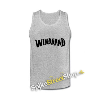 WINDHAND - Logo - šedé pánske tielko