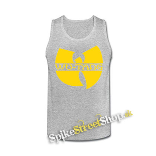 WU TANG CLAN - Yellow Logo - šedé pánske tielko
