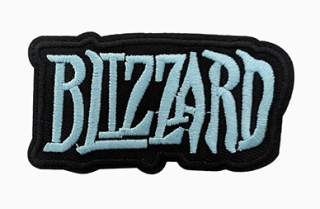 BLIZZARD - Logo Turquoise - nažehlovacia nášivka