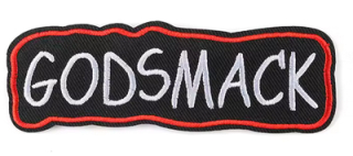 GODSMACK - Logo White - nažehlovacia nášivka