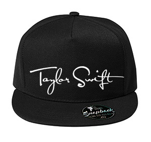 TAYLOR SWIFT - Logo - čierna šiltovka model "Snapback"