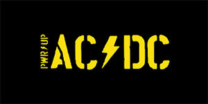 ACDC - Power Up Logo Big - široká chrbtová nášivka s rozmerom 33 x 15 cm
