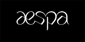 AESPA - Logo - široká chrbtová nášivka s rozmerom 33 x 15 cm