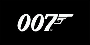 AGENT JAMES BOND 007 - Symbol - široká chrbtová nášivka s rozmerom 33 x 15 cm