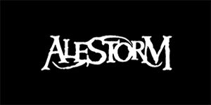 ALESTORM - Logo - široká chrbtová nášivka s rozmerom 33 x 15 cm
