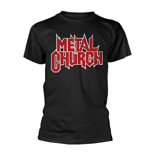 METAL CHURCH - Logo Red White - čierne detské tričko