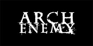 ARCH ENEMY - Logo - široká chrbtová nášivka s rozmerom 33 x 15 cm