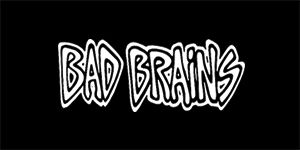 BAD BRAINS - Logo - široká chrbtová nášivka s rozmerom 33 x 15 cm