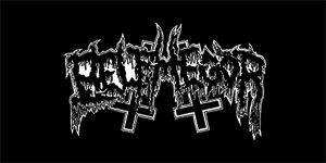 BELPHEGOR - Logo - široká chrbtová nášivka s rozmerom 33 x 15 cm