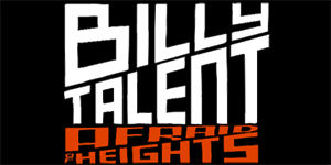 BILLY TALENT - Afraid Of Heights - široká chrbtová nášivka s rozmerom 33 x 15 cm