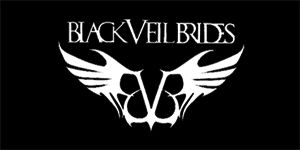 BLACK VEIL BRIDES - Wings Logo - široká chrbtová nášivka s rozmerom 33 x 15 cm