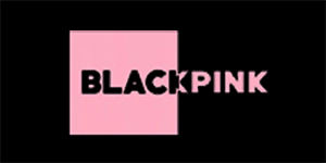 BLACKPINK - Pink Square Crest - široká chrbtová nášivka s rozmerom 33 x 15 cm