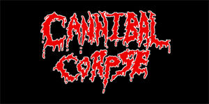 CANNIBAL CORPSE - Old School Bloody Logo - široká chrbtová nášivka s rozmerom 33 x 15 cm